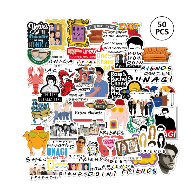 50 Pcs/Set Stickers Pack US teleplay Sticker The office Laptop Decals Waterproof Suitacase Pegatinas for Pitcher Skateboard