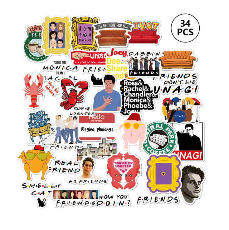 50 Pcs/Set Stickers Pack US teleplay Sticker The office Laptop Decals Waterproof Suitacase Pegatinas for Pitcher Skateboard