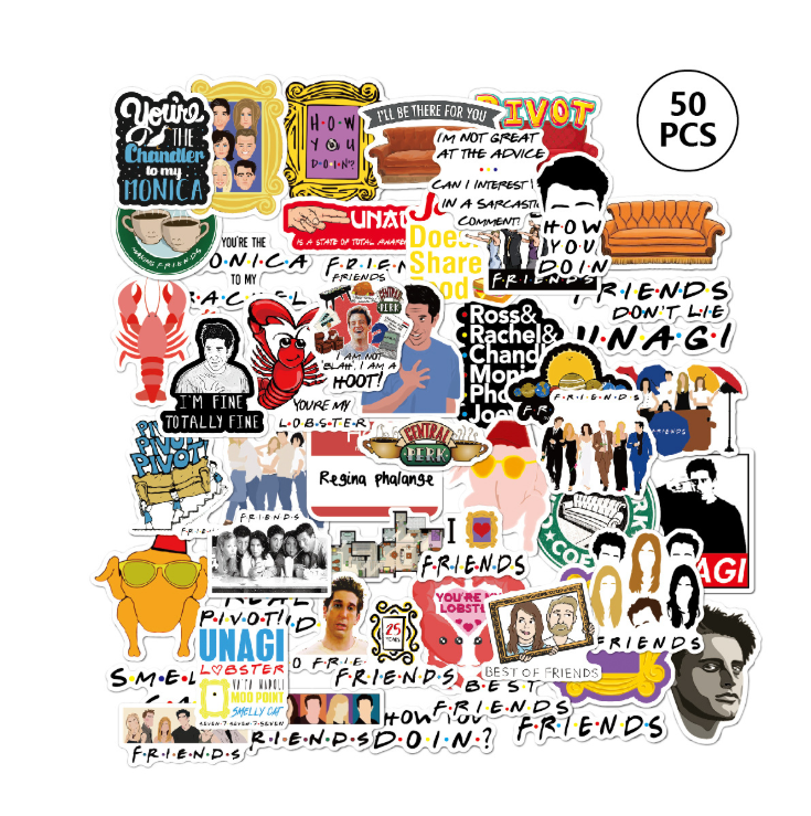 50 Pcs/Set  Stickers Pack US teleplay Sticker The office Laptop Decals Waterproof Suitacase Pegatinas for Pitcher Skateboard